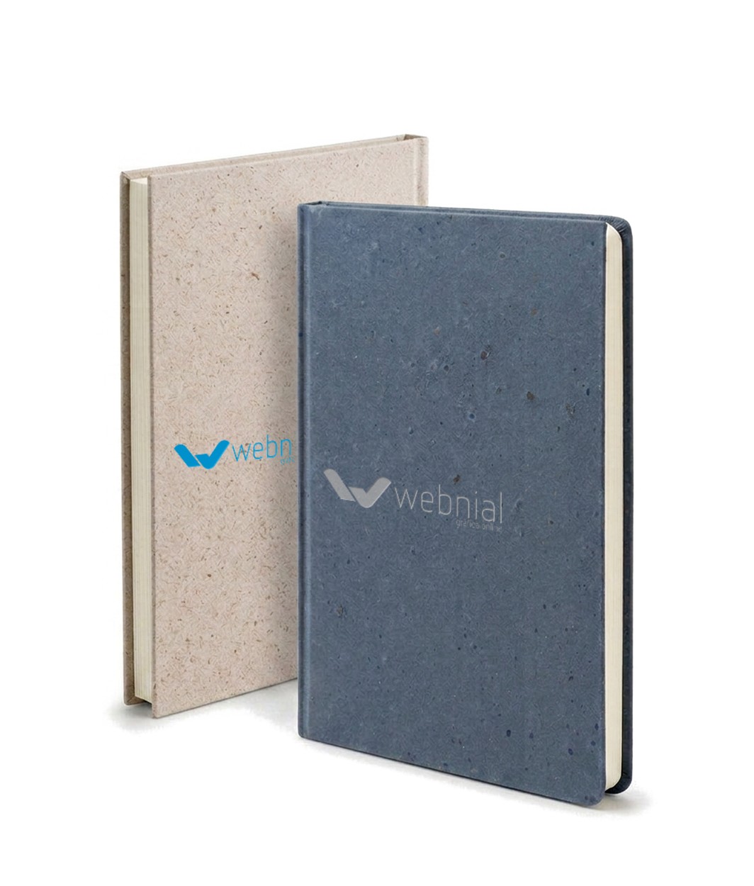 Blocos de Notas em Materiais Naturais Personalizados 1 Blocos de Notas em Materiais Naturais Personalizados