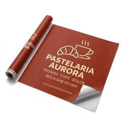 Vinil para montras personalizado impresso
