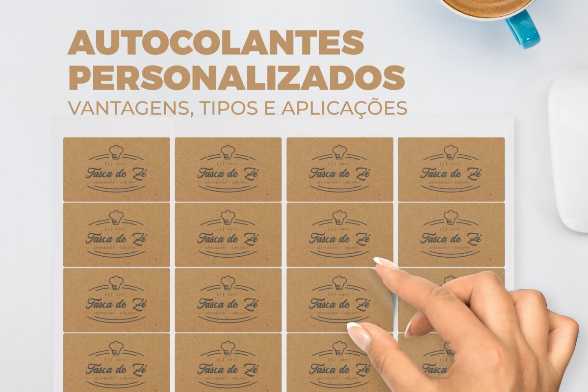 Autocolantes personalizados vantagens, tipos e aplicações