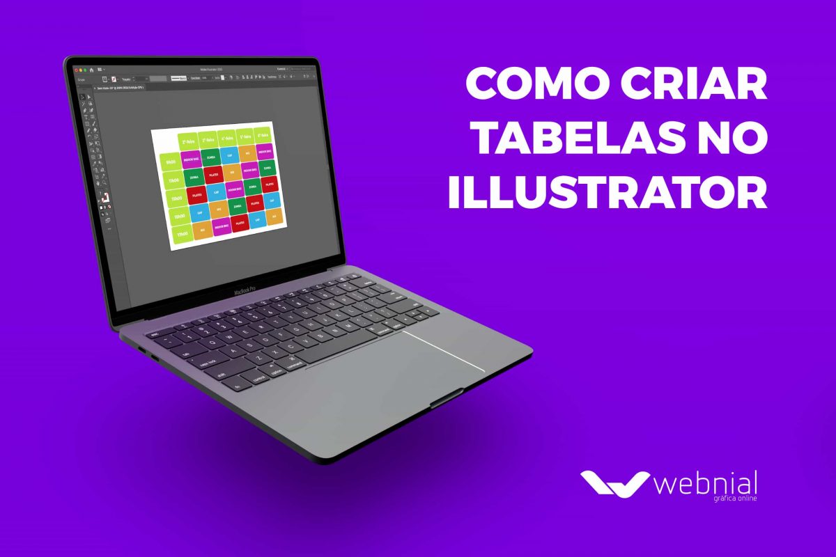 como criar tabelas no illustrator