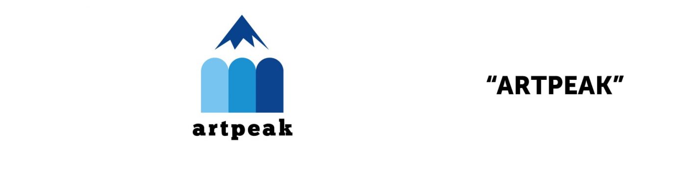 Logotipo Artpeak espaço negativo