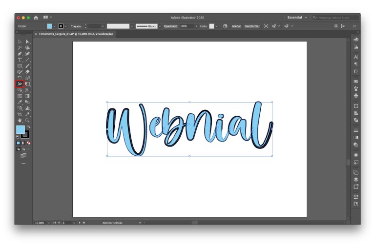 Como Usar A Ferramenta Largura Do Adobe Illustrator Webnial