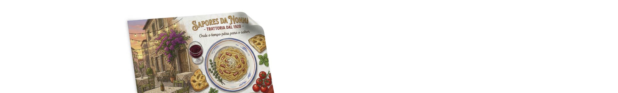 Individuais de mesa banner